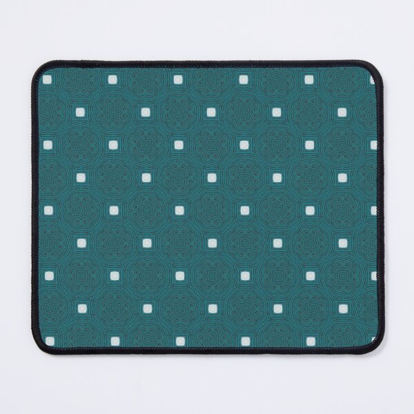 Item preview, Turquoise and white abstract art by code03 designed and sold by Code03.