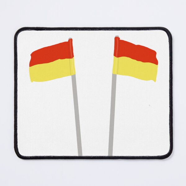 Item preview, Red and Yellow Flags  designed and sold by Becky-Marie.