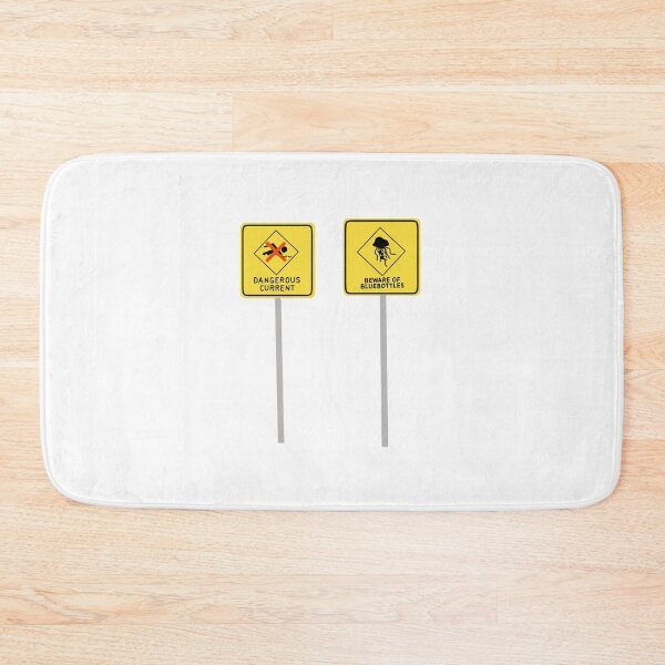 Item preview, Beach warning signs designed and sold by Becky-Marie.