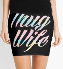 Thug Wife Life Mini Skirt