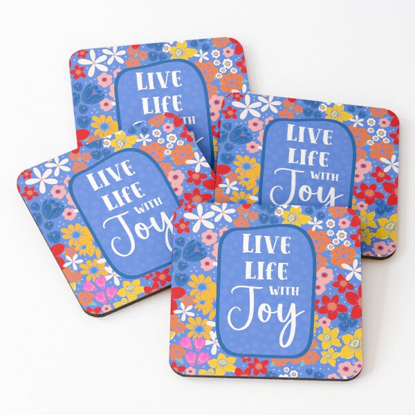 Item preview, Live Life with Joy designed and sold by KrisInStitches.