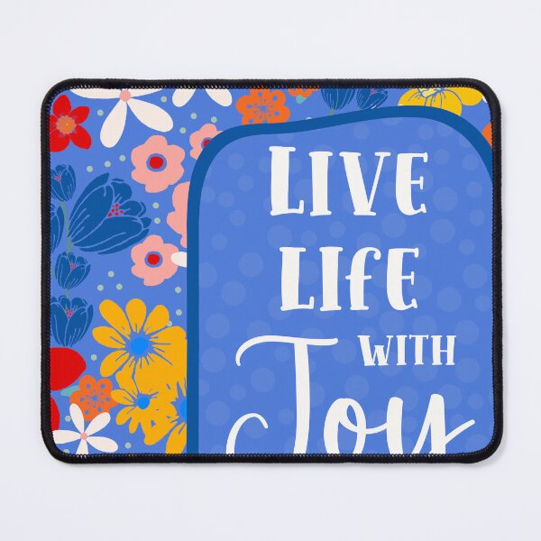 Item preview, Live Life with Joy designed and sold by KrisInStitches.
