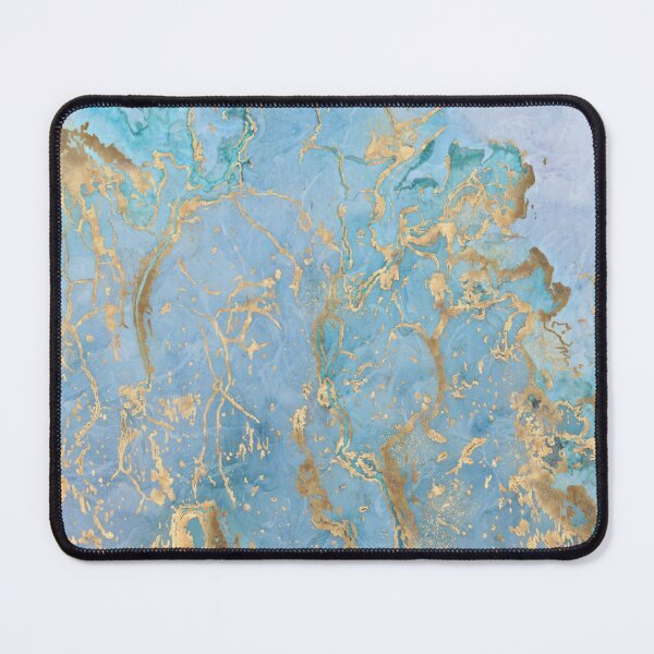 Item preview, Marble Texture Seamless Turquoise Blue Gold, Turquoise Blue Gold Crystal Marble, Amazing Blue And Teal Faux Malachite Marble, Aqua Blue Gold Acrylique Marble Texture Seamless designed and sold by Paintcorner.