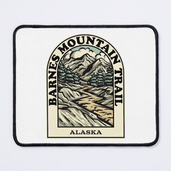 Item preview, barnes mountain trail Alaska hiking backpacking trail designed and sold by HalpinDesign.