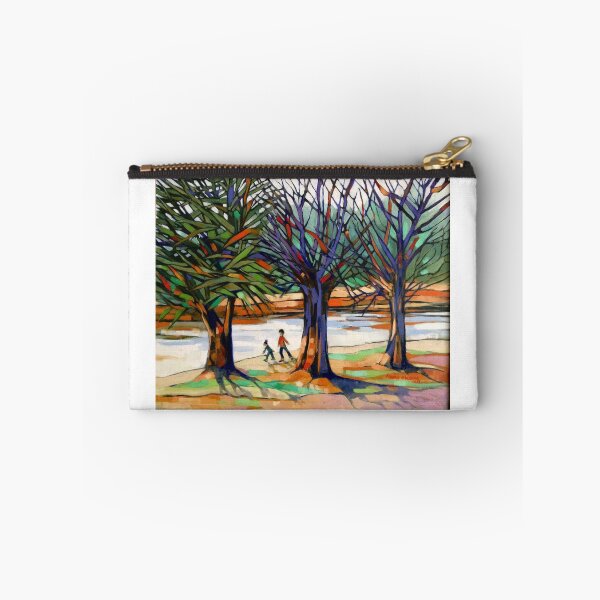 Item preview, Brisk walk winter, Maribyrnong River.  designed and sold by Elizabeth Moore Golding.