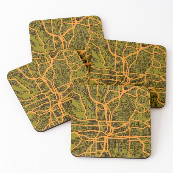 Item preview, Atlanta Street Map art designed and sold by DimDom.