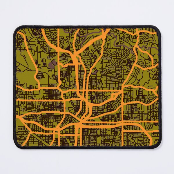Item preview, Atlanta Street Map art designed and sold by DimDom.