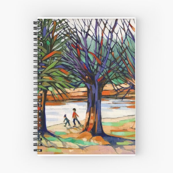 Item preview, Brisk walk winter, Maribyrnong River.  designed and sold by Elizabeth Moore Golding.