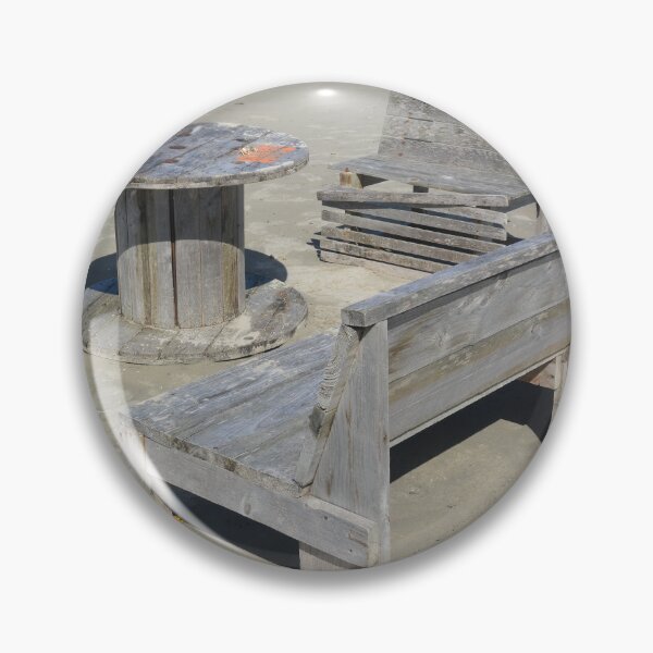 Item preview, Wooden furniture on the beach designed and sold by Hilbert72.