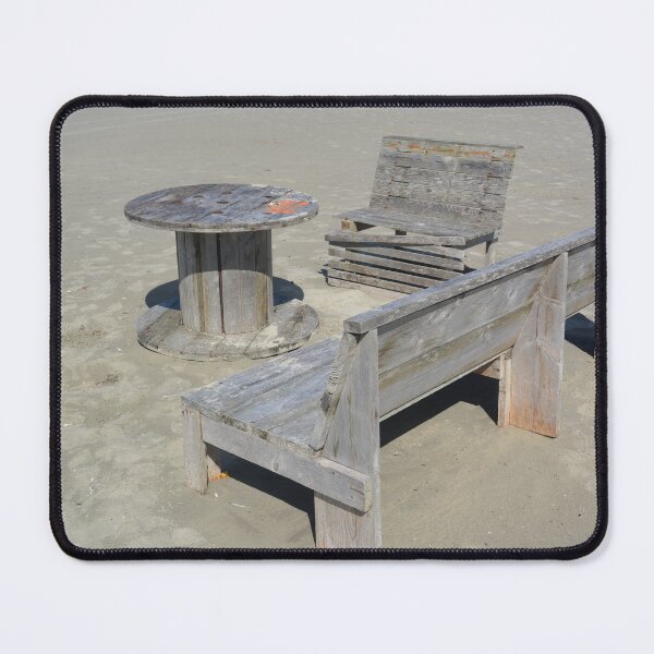 Item preview, Wooden furniture on the beach designed and sold by Hilbert72.