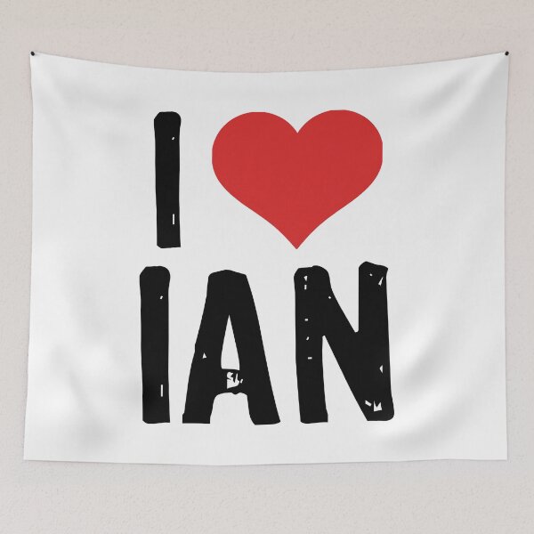 Item preview, I Love Ian designed and sold by The "I Love Everything" Shop.