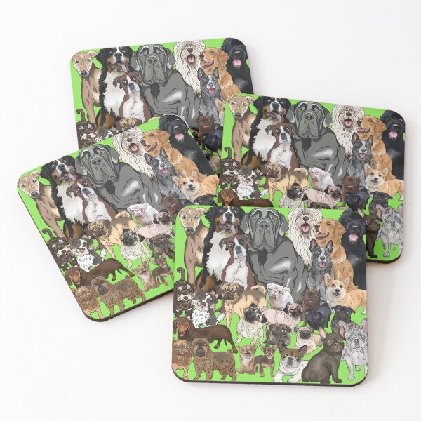Item preview, It's a dog pile! designed and sold by FivePugs.