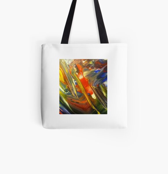 Red Parrot All Over Print Tote Bag