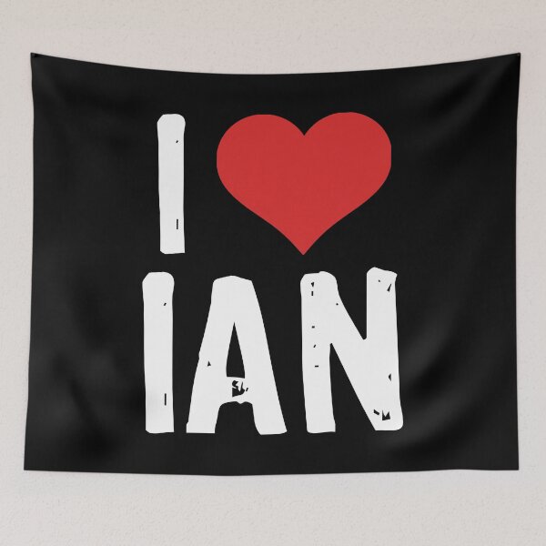 Item preview, I Love Ian designed and sold by The "I Love Everything" Shop.