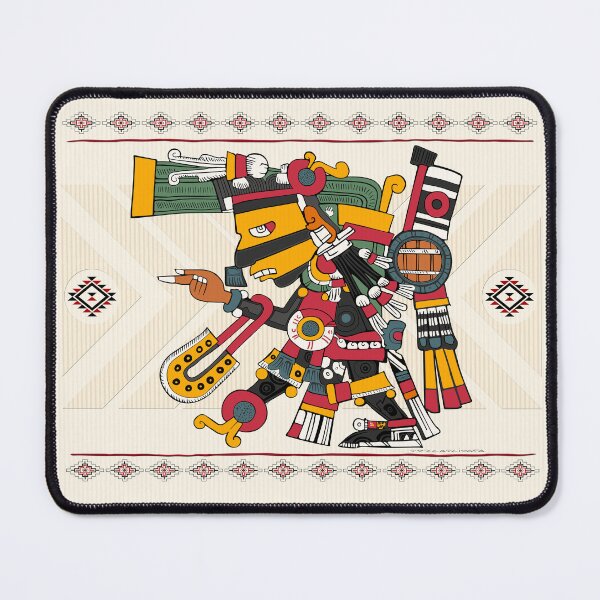 Item preview, Tezcatlipoca Aztec God of Night Skies Art Board designed and sold by Aztectees.