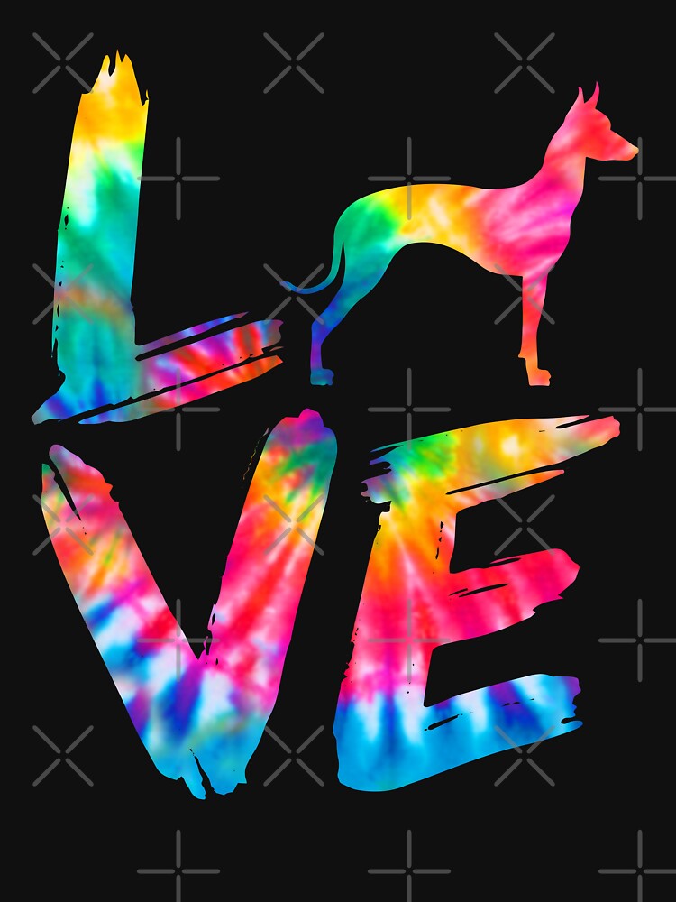 Imagen 7 de 7, Camiseta clásica con la obra Xoloitzcuintli Xolo Dog Love Tie Dye Design, diseñada y vendida por rafaeltto.