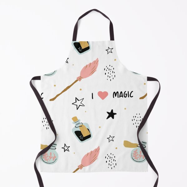 Item preview, I Love Magic Pattern designed and sold by witchlingart.