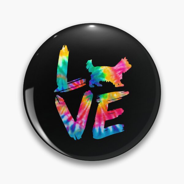 Item preview, Yorkshire Dog Love Tie Dye Design designed and sold by rafaeltto.
