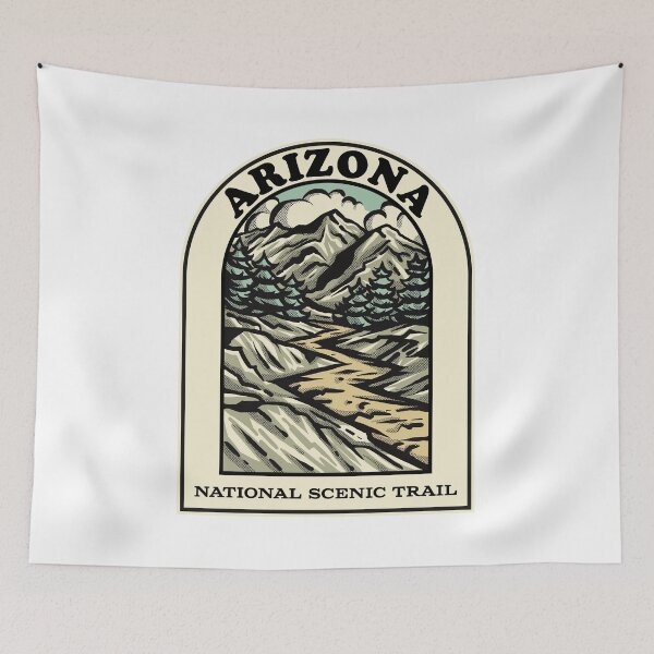 Aperçu de l'œuvre Arizona Trail National Scenic Trail hiking backpacking trail créée et vendue par HalpinDesign.