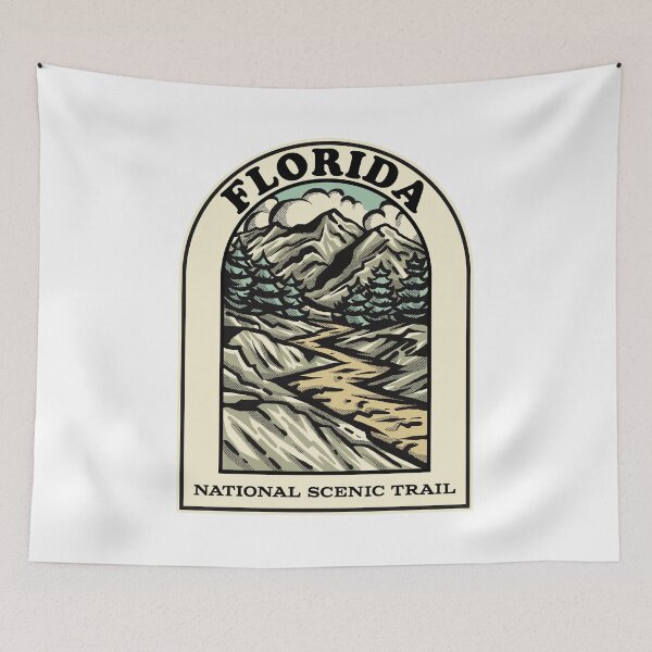 Aperçu de l'œuvre Florida Trail National Scenic Trail hiking backpacking trail créée et vendue par HalpinDesign.