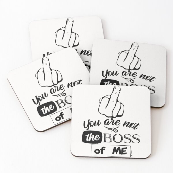 Item preview, You are not the boss of me designed and sold by TheFoolsGallery.