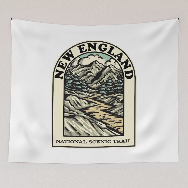 Aperçu de l'œuvre New England Trail National Scenic Trail hiking backpacking trail créée et vendue par HalpinDesign.