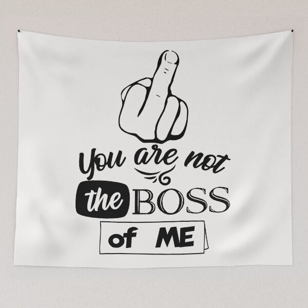 Item preview, You are not the boss of me designed and sold by TheFoolsGallery.