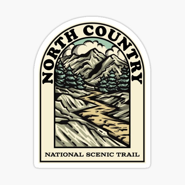Item preview, North Country trail National Scenic Trail hiking backpacking trail designed and sold by HalpinDesign.