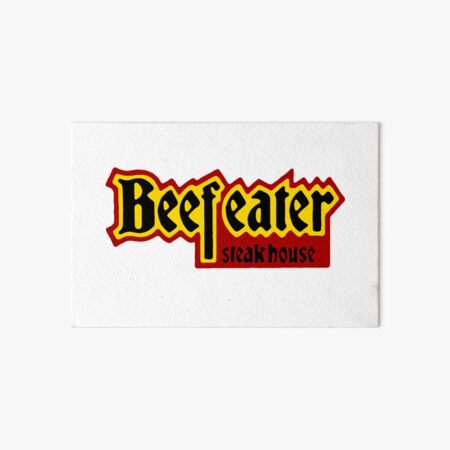 “Beefeater steakhouse retro logo” Art Board Print by jaywinston | Redbubble