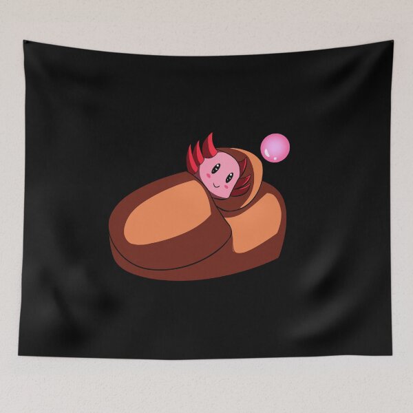 Item preview, Sleepy Axolotl In Little Bed designed and sold by CyberLoveza.