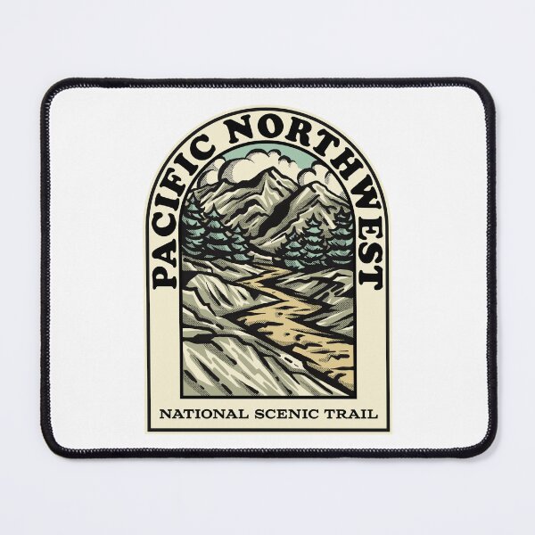 Artikelvorschau, Pacific Northwest Trail National Scenic Trail hiking backpacking trail entworfen und verkauft von HalpinDesign.