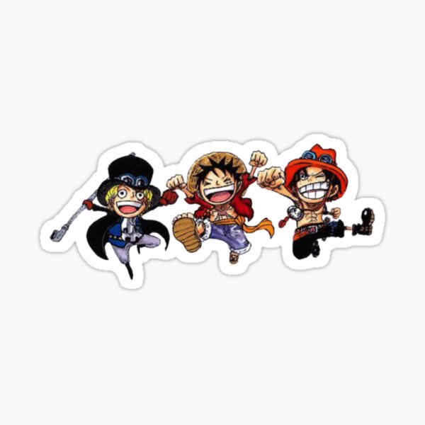 one piece gold chibi Sticker by joy-boy92