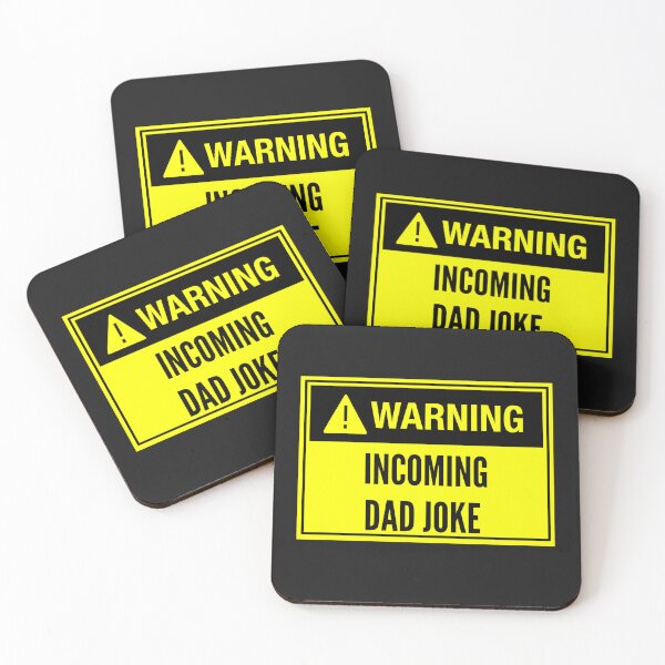 Item preview, Warning Incoming Dad Joke designed and sold by WindPop.