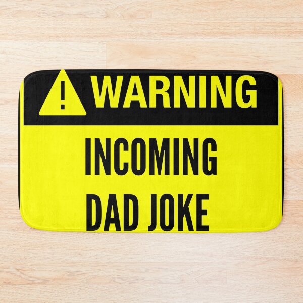 Item preview, Warning Incoming Dad Joke designed and sold by WindPop.