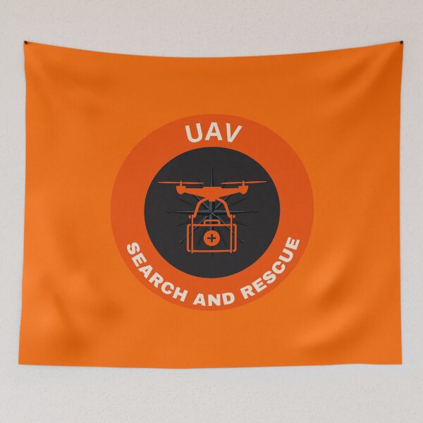 Item preview, Drone UAV Search and Rescue SAR/Safety orange designed and sold by TheContactor.