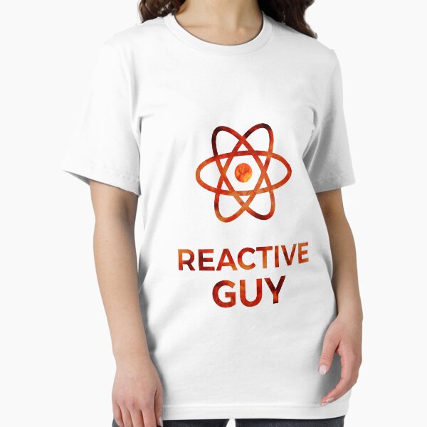 Item preview, Reactive Guy - React JS Stuff designed and sold by hipstuff.