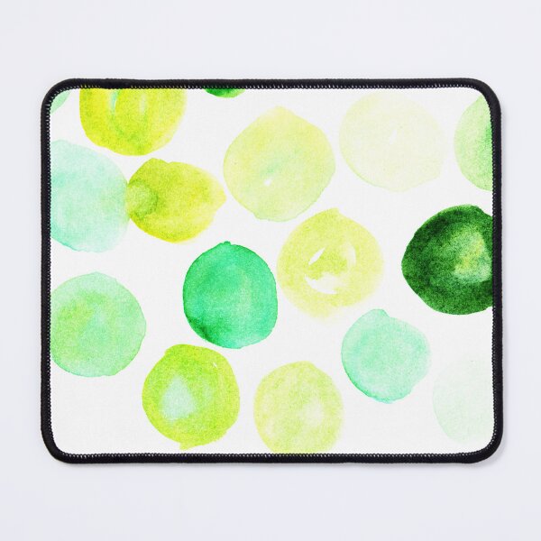 Item preview, Watercolor circles green and yellow colors designed and sold by lausn.