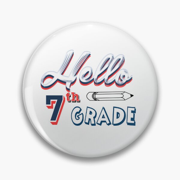 Item preview, Hello seventh grade designed and sold by Nikmay Design.