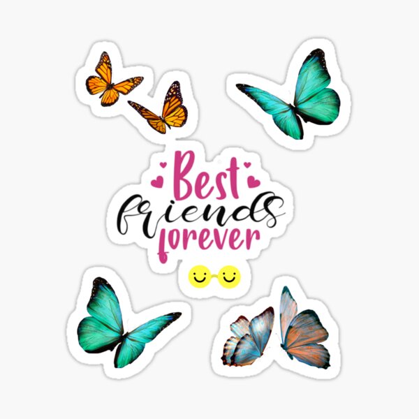 Best Friends Forever Sticker For Sale By Hefidzet Redbubble