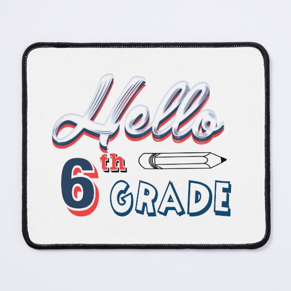 Item preview, Hello sixth grade designed and sold by Nikmay Design.