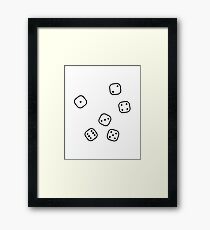 cube Framed Print
