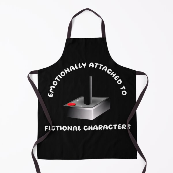 Item preview, Emotionally attached to fictional characters | Funny Reading Quote with Goofy Rounded Font and Joystick Controller designed and sold by SomeDesignThing.