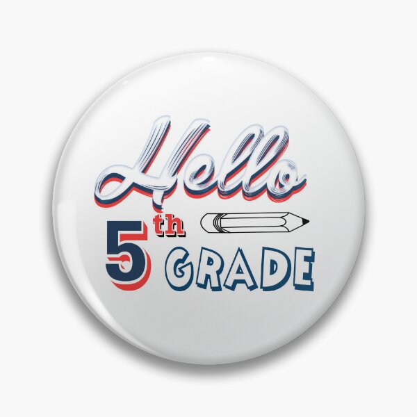 Item preview, Hello fifth grade designed and sold by Nikmay Design.