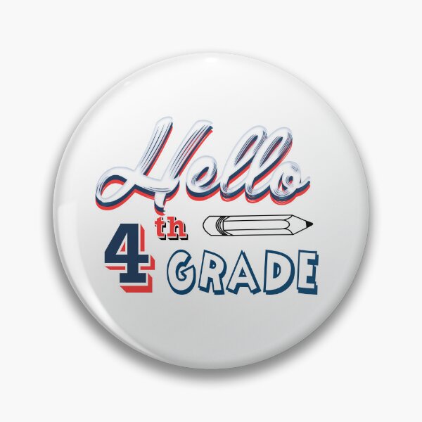 Item preview, Hello fourth grade designed and sold by Nikmay Design.