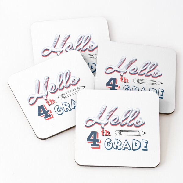 Item preview, Hello fourth grade designed and sold by Nikmay Design.