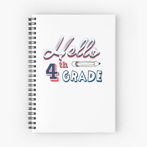 Item preview, Hello fourth grade designed and sold by Nikmay Design.