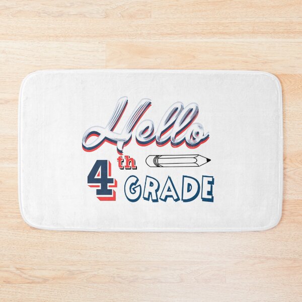 Item preview, Hello fourth grade designed and sold by Nikmay Design.
