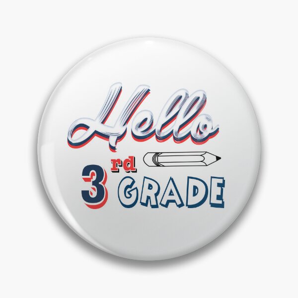 Item preview, Hello third grade designed and sold by Nikmay Design.