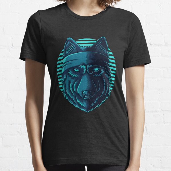 Moonlight Graphic Design Printed Tee Wellcoda Mountain Wolf Howl Mens T-shirt