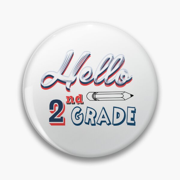Item preview, Hello second grade designed and sold by Nikmay Design.